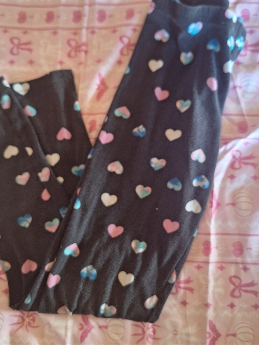 Heart Print Leggings